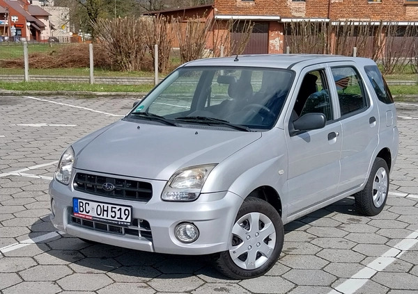 Subaru Justy cena 14400 przebieg: 154000, rok produkcji 2004 z Opalenica małe 352